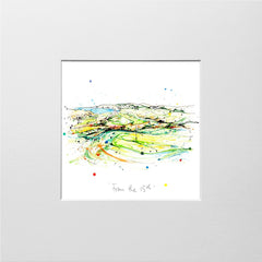 Print Open Edition Golf - Royal Portrush from the 15th-12 x 12-Unframed