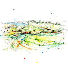 Print Open Edition Golf - Royal Portrush from the 15th-30 x 30-Unframed