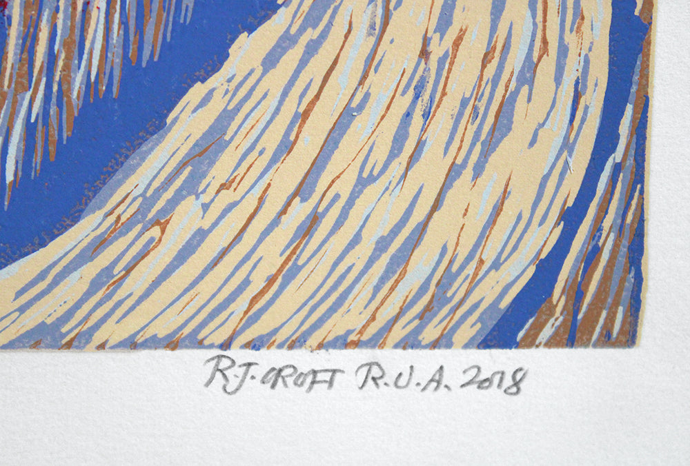 Linocut Print - From Murlough To Donard II 2018