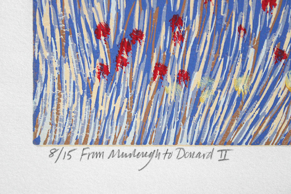 Linocut Print - From Murlough To Donard II 2018