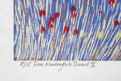 Linocut Print - From Murlough To Donard II 2018