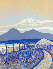 Linocut Print - From Murlough To Donard II 2018