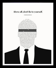 Fyodor Dostoevsky - Don't Lie Black Box Frame