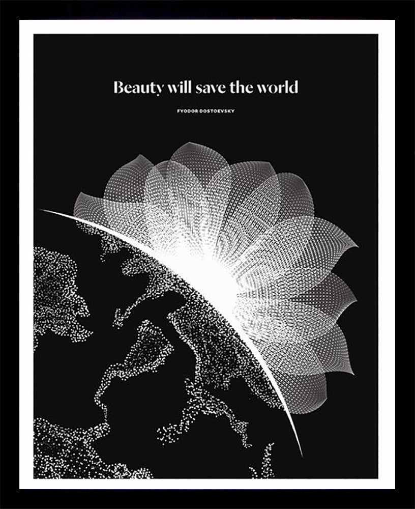Fyodor Dostoevsky - Beauty Black Box Frame