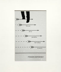 Postcard - Fyodor Dostoevsky - Unframed