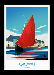 Co Galway - Galway Black Frame