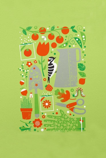 Garden Woodpecker Unframed