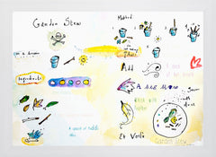 Garden Stew Flat White Frame