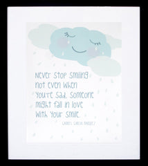 Never Stop Smiling Framed