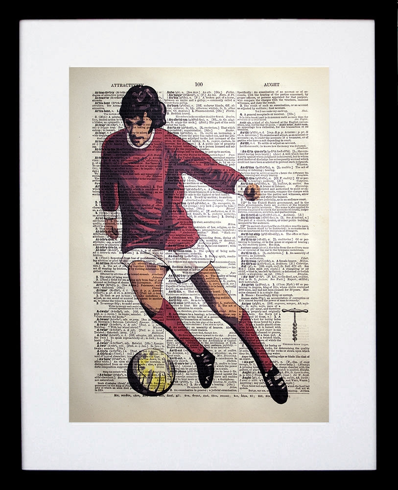 George Best Black Frame