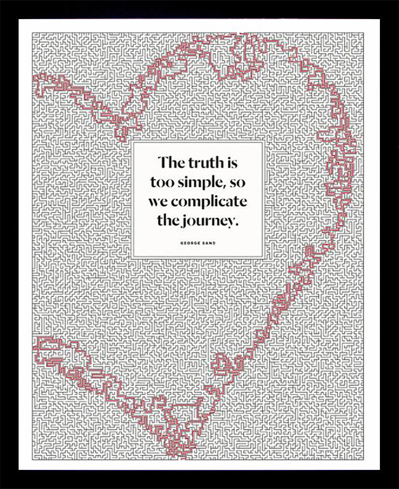 George Sand - Truth Black Box Frame