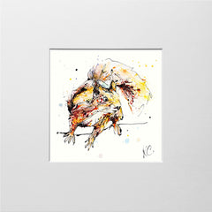 Print Open Edition Animals - Get Set Go-12 x 12-Unframed