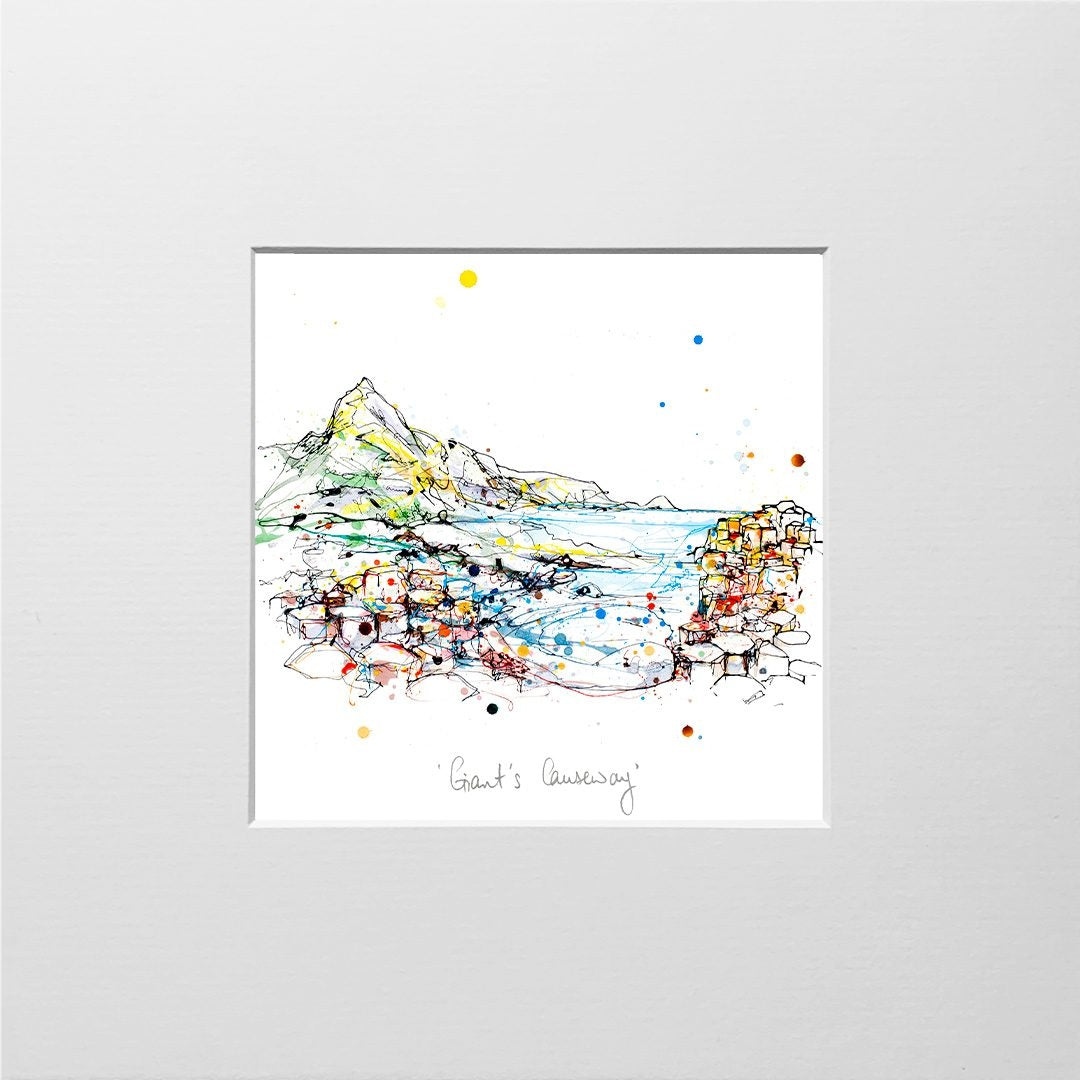 Print Open Edition Landscapes - Giant's Causeway-12 x 12-Unframed