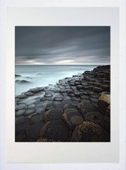 Co Antrim - Giant's Causeway Calm Frame White 40 x 50