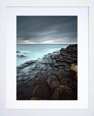 Co Antrim - Giant's Causeway Calm Frame White 30 x 40