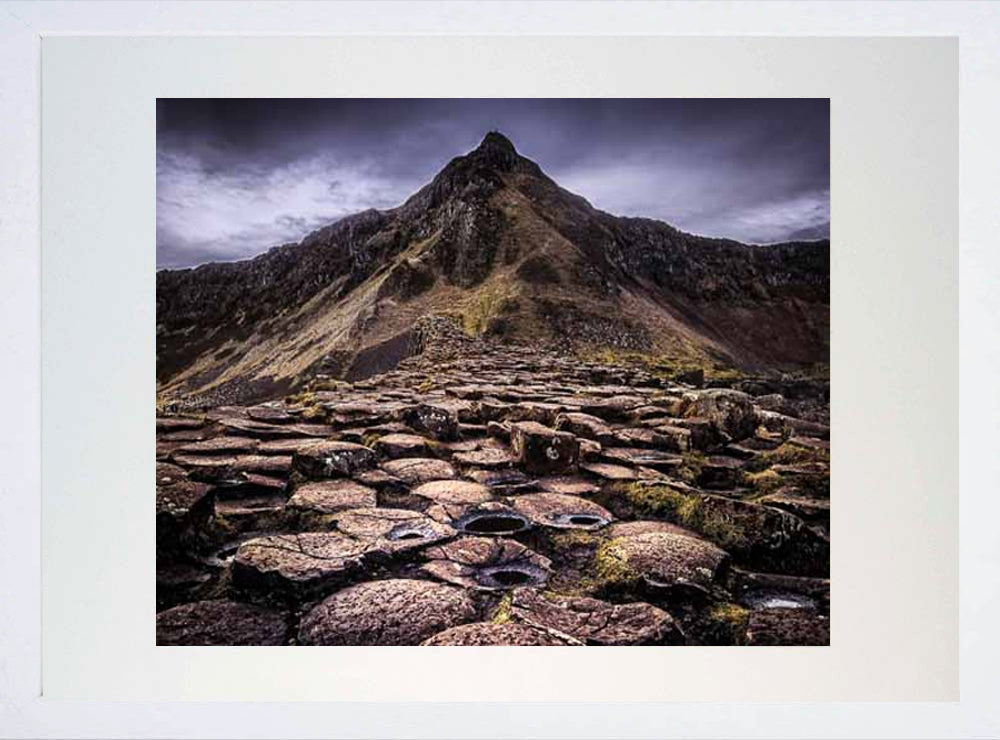 Co Antrim - Causeway Landscape White Box Frame 50x40