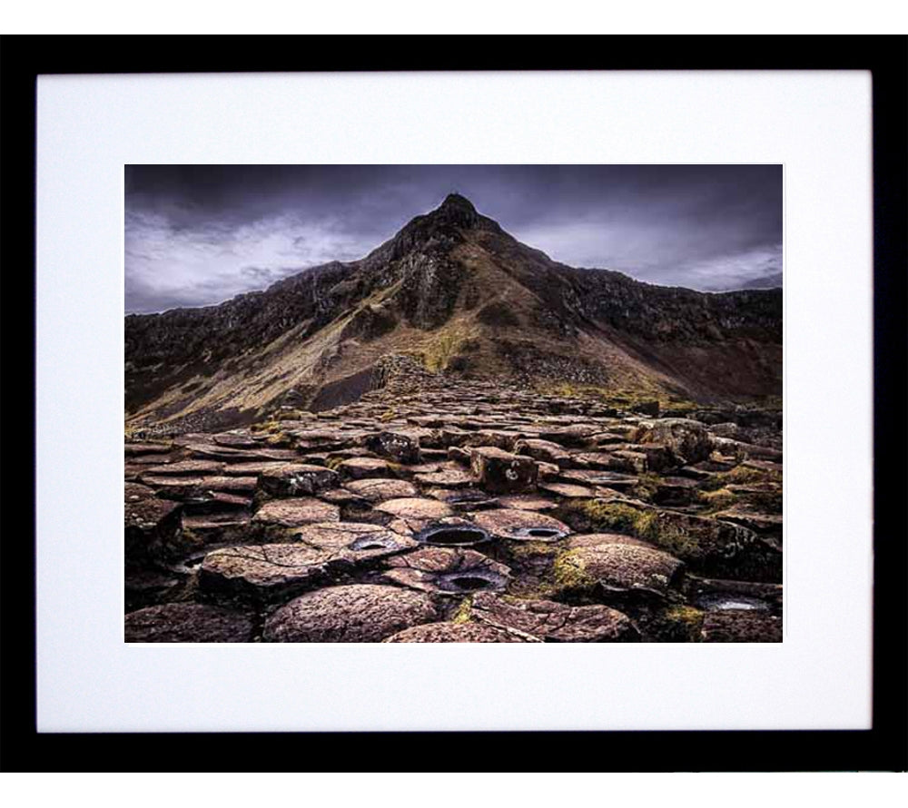 Causeway Landscape Black Frame 40x30