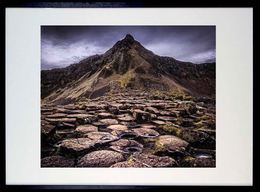 Causeway Landscape Black Frame 50x40