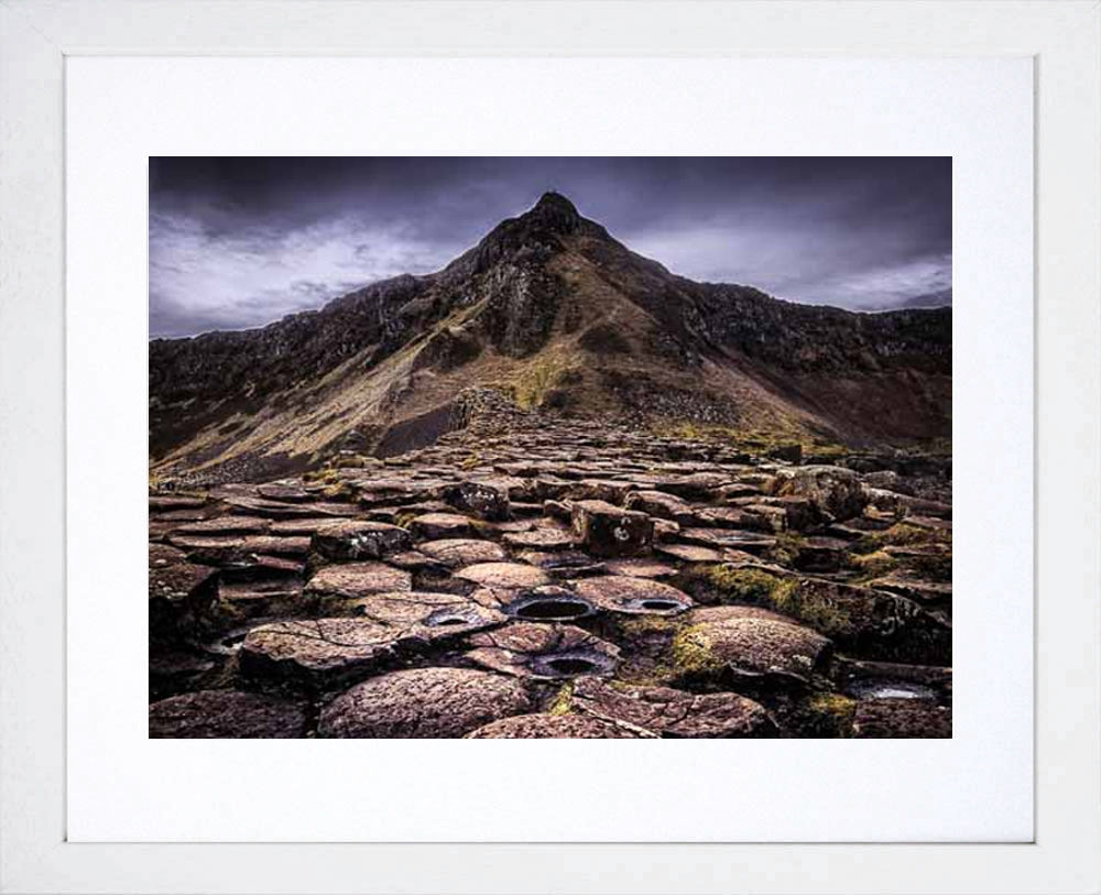 Co Antrim - Causeway Landscape White Box Frame 40x30