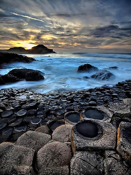 Giants Causeway Last Light Unframed