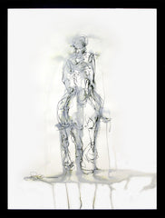 Original - Girl On Horse Framed