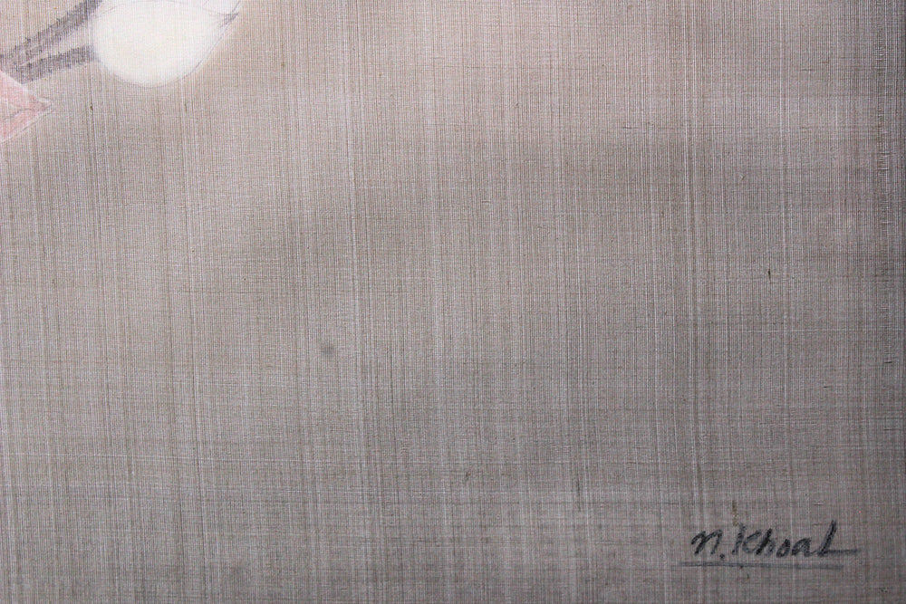 Girl With Lotus Flowers