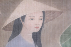 Girl With Lotus Flowers