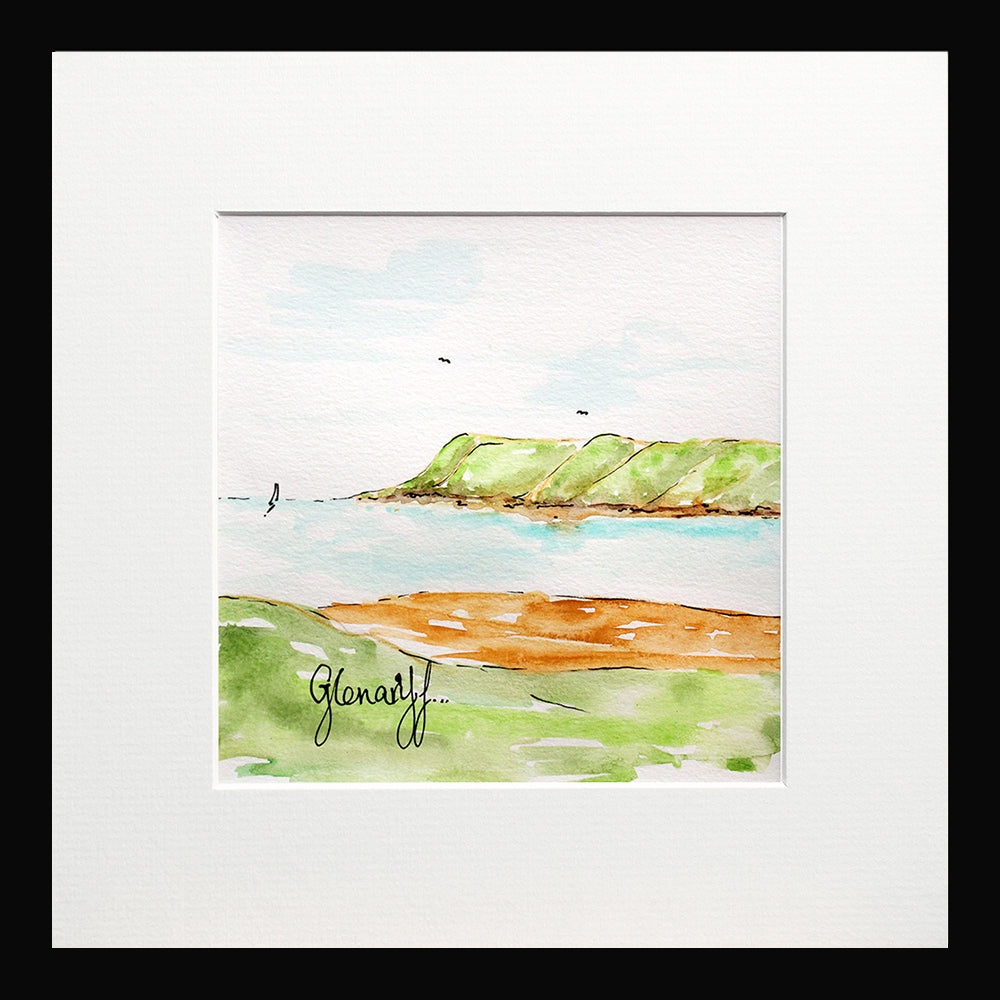 Glenariff Small Flat Black Frame