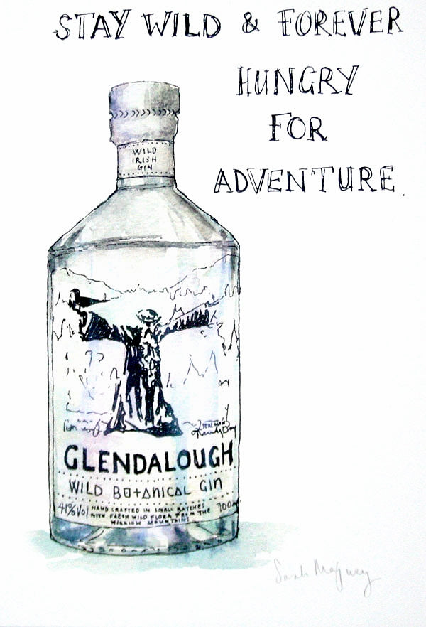 Drinks Gin - Glendalough Unframed