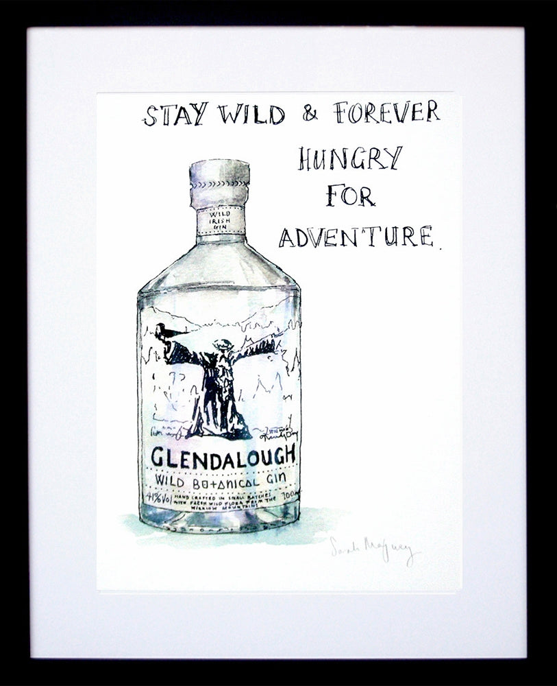 Drinks Gin - Glendalough Frame Black