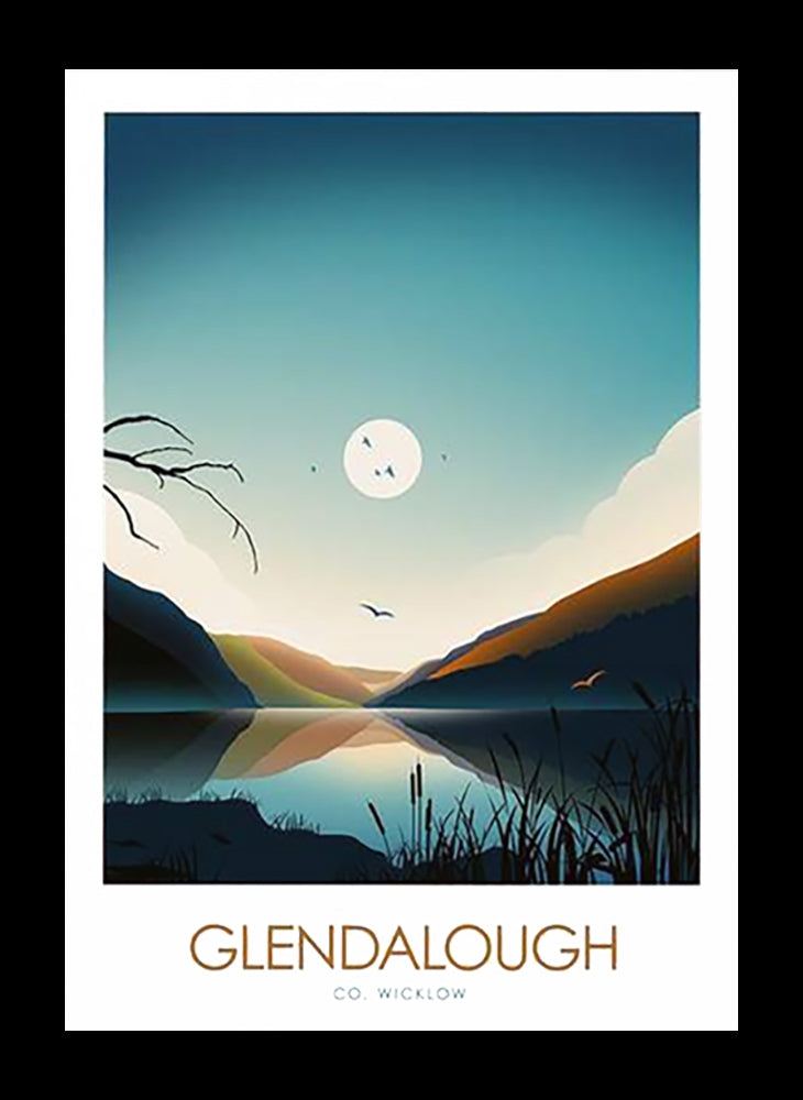 Co Wicklow - Glendalough Black Frame