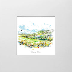 Print Open Edition Landscape - Glens Of Antrim-12 x 12-Unframed
