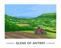 Co Antrim - Glens Of Antrim Glenariff Unframed 40x30