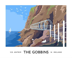 Co Antrim - The Gobbins Unframed 40x30