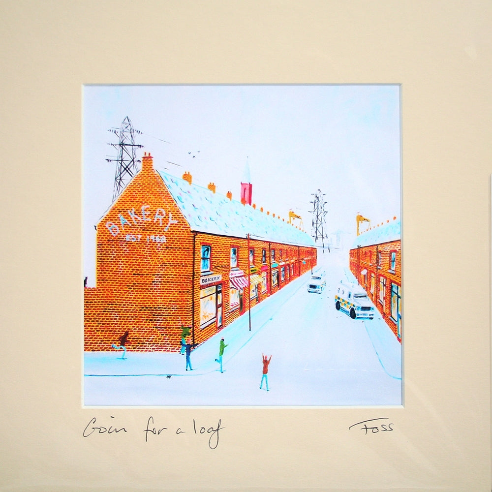 Going for a Loaf Unframed 15 x 15