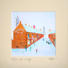 Going for a Loaf Unframed 15 x 15