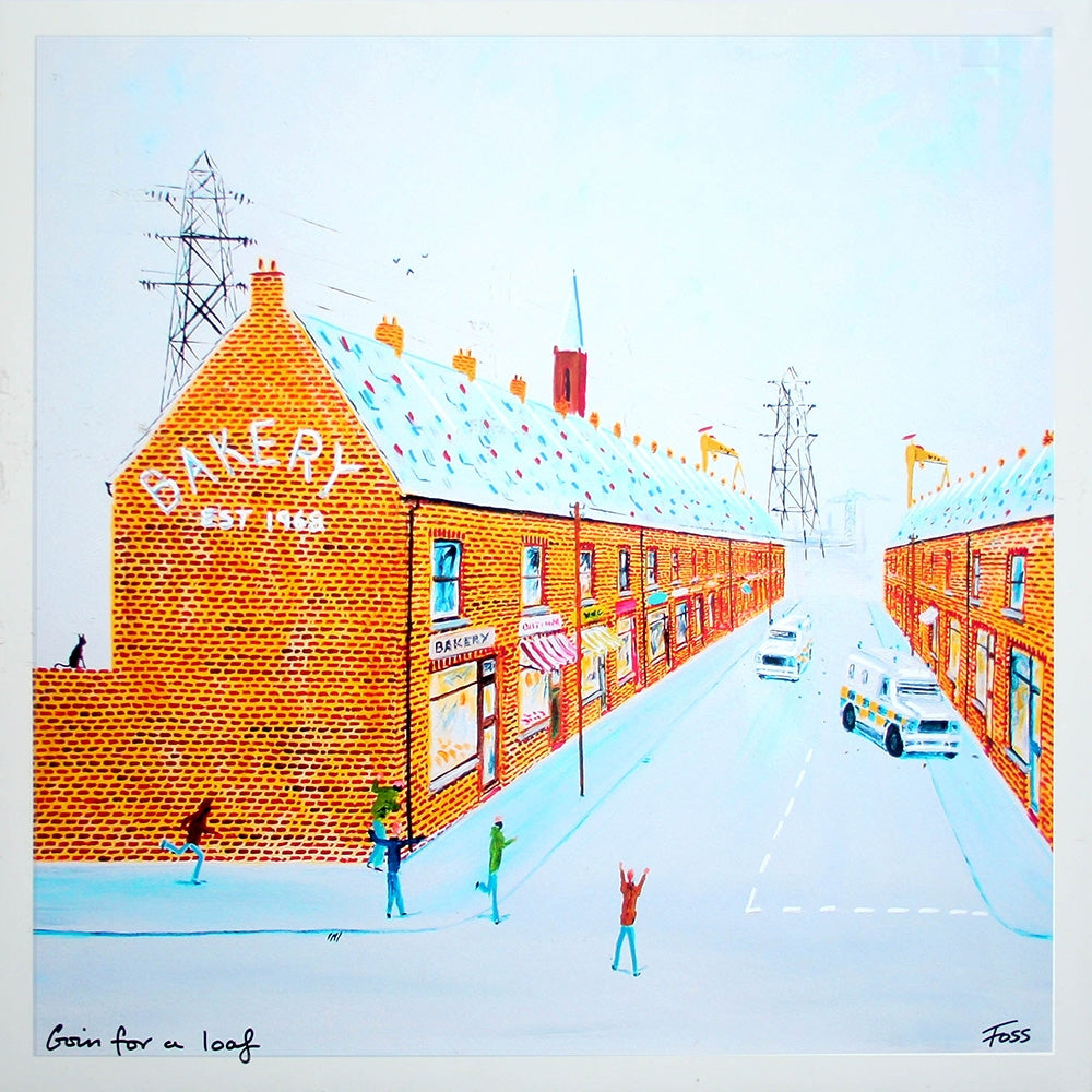 Going for a Loaf Unframed 40 x 40