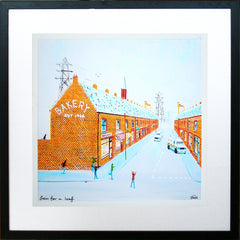 Going for a Loaf Framed 40 x 40