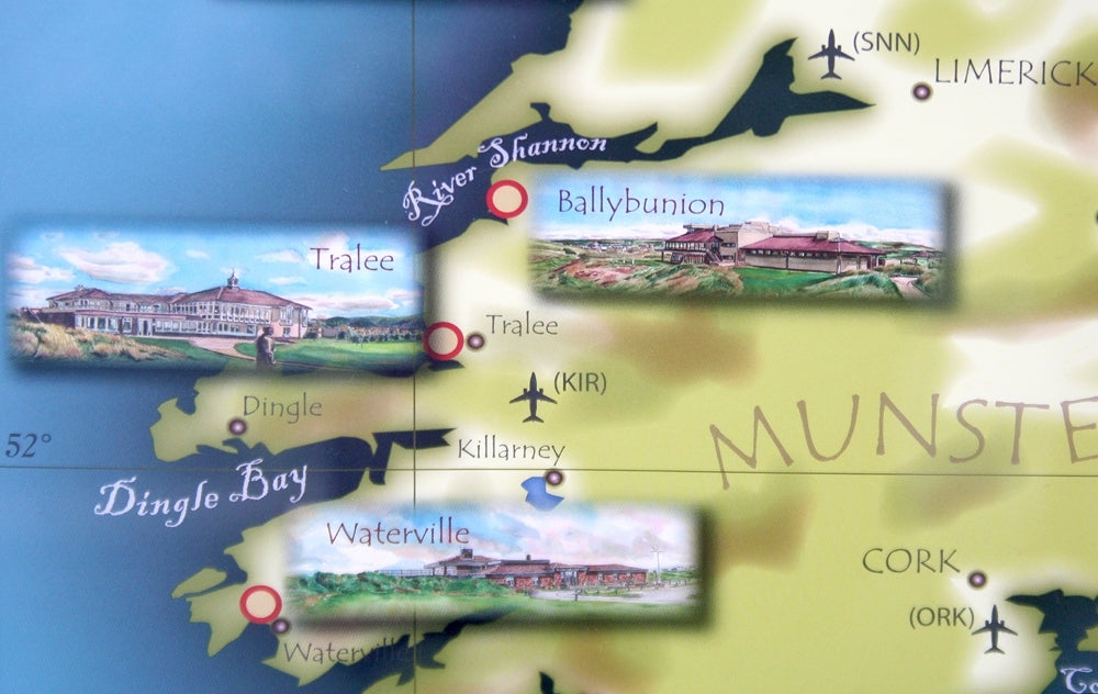 Golf Map of Ireland