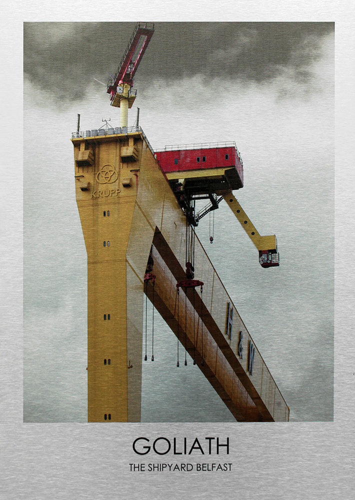 Belfast - Goliath, The Shipyard-50 x 70-Unframed