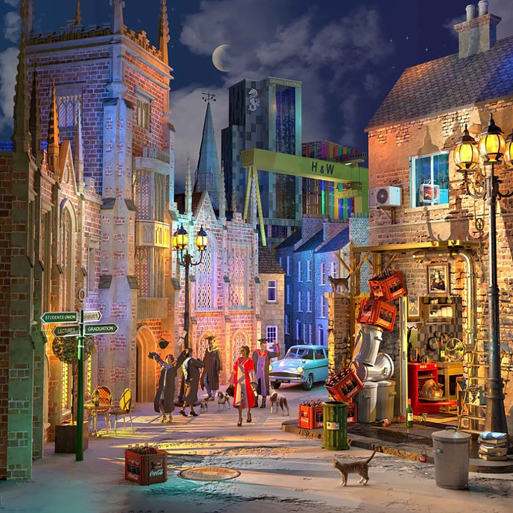 Dream Series Belfast - Graduation Day-28 x 28-Unframed