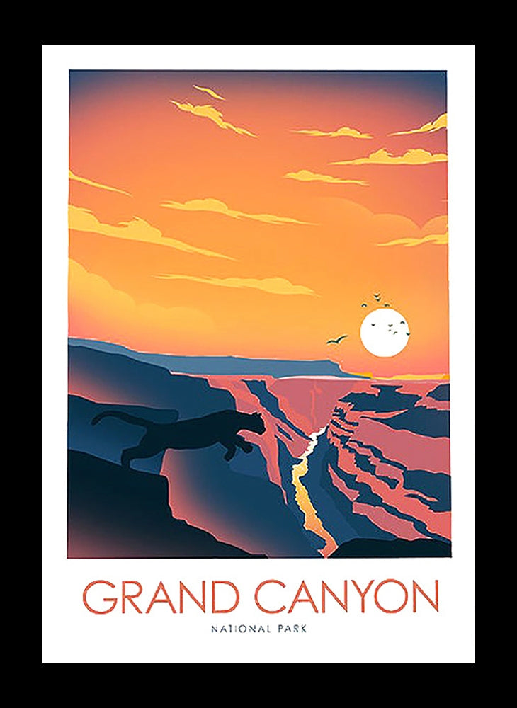 National Park - Grand Canyon Black Frame