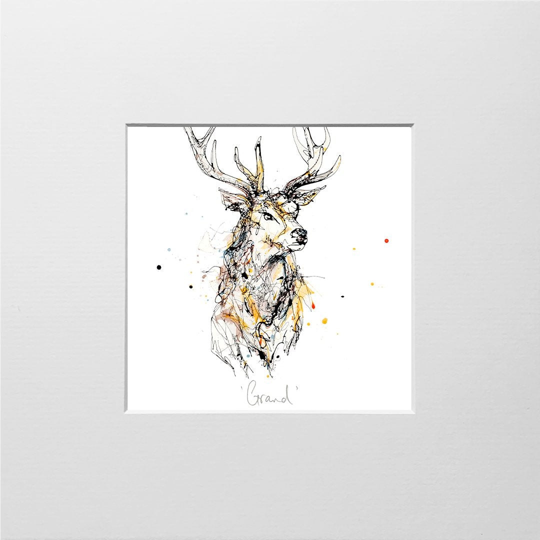 Print Open Edition Animals - Grand II-12 x 12-Unframed