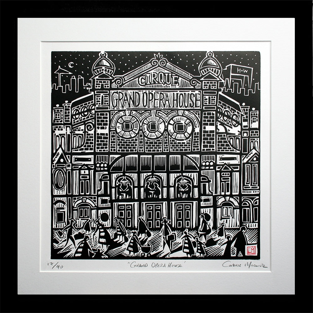 Grand Opera House Black Frame