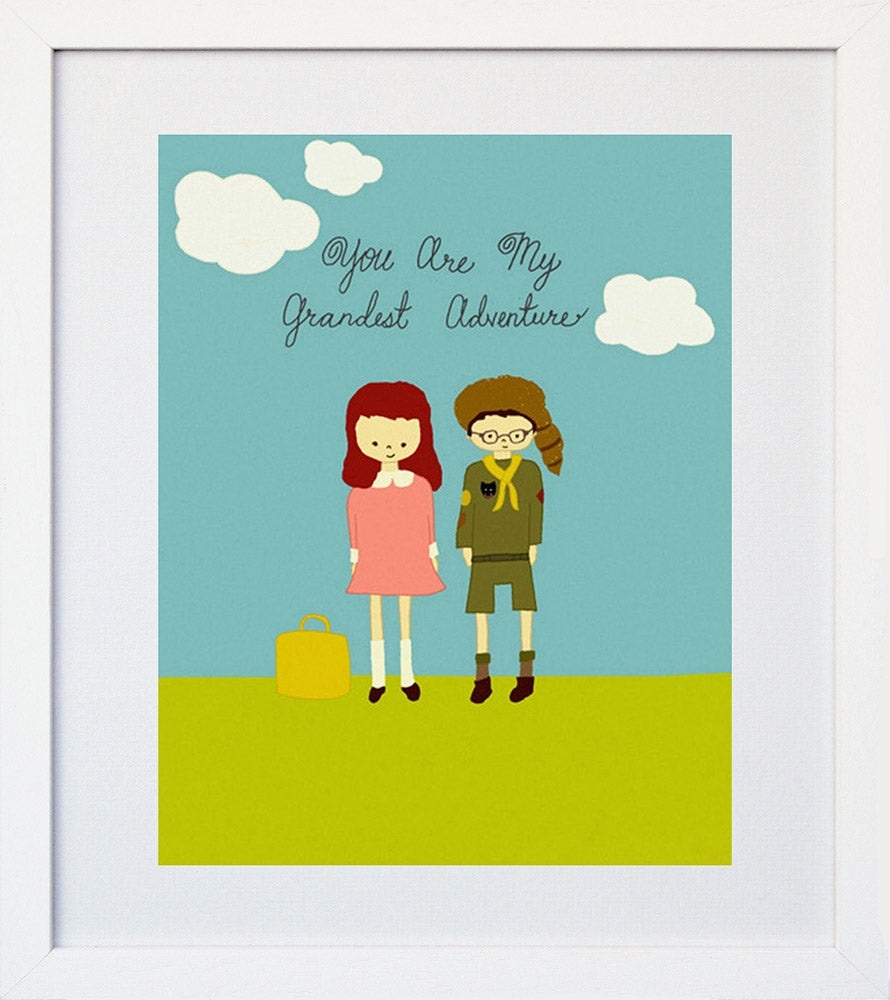 Grandest Adventure White Frame