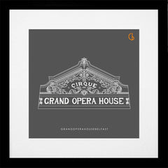 Belfast Grand Opera House-29 x 29-Black Box Frame