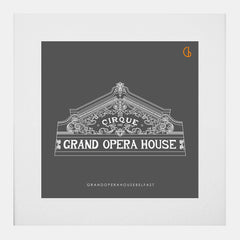 Belfast Grand Opera House-29 x 29-White Box Frame