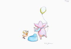 Original - Green Balloon_Unframed