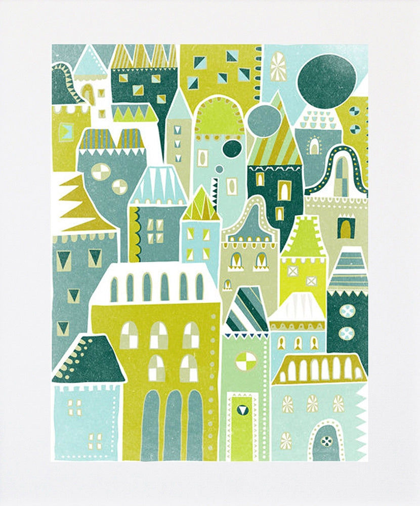 Green Houses Unframed