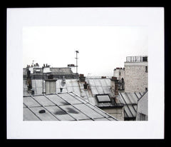 Paris In Grey - Rooftops Framed